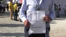 Il padre di Di Battista: “No Tav, no Tap, No Benetton”