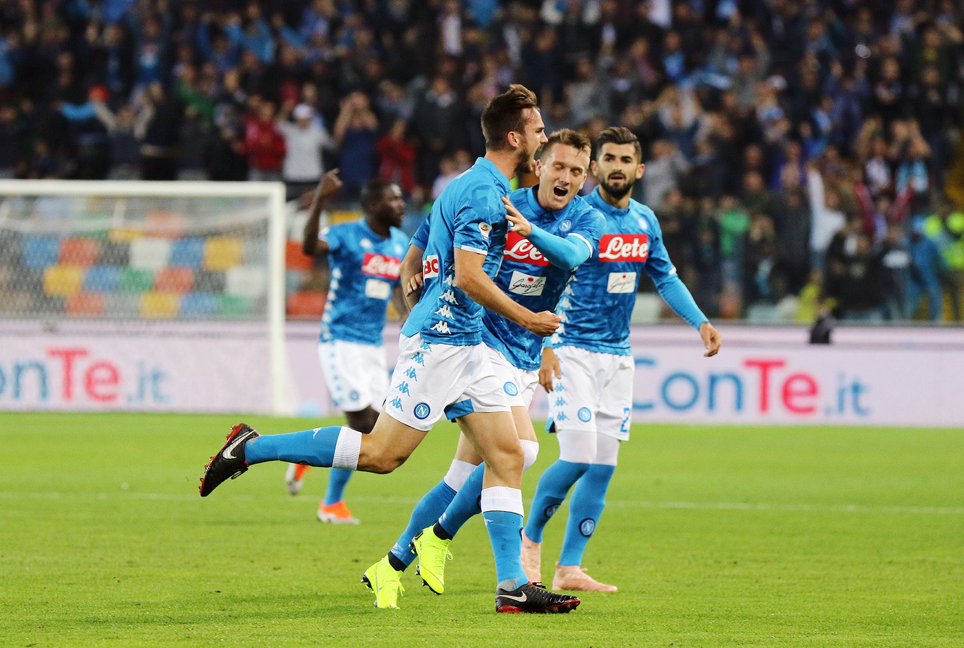Serie A, Napoli cala tris ad Udine: azzurri a -4 da Juventus