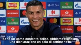 Accuse di stupro, Ronaldo: “Sono contento e mi fido dei miei avvocati”