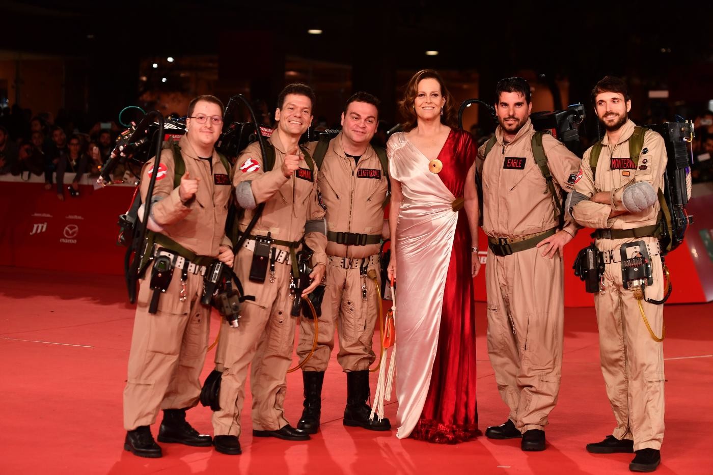 Tornano i Ghostbusters per Sigourney Weaver: il red carpet della Festa di Roma