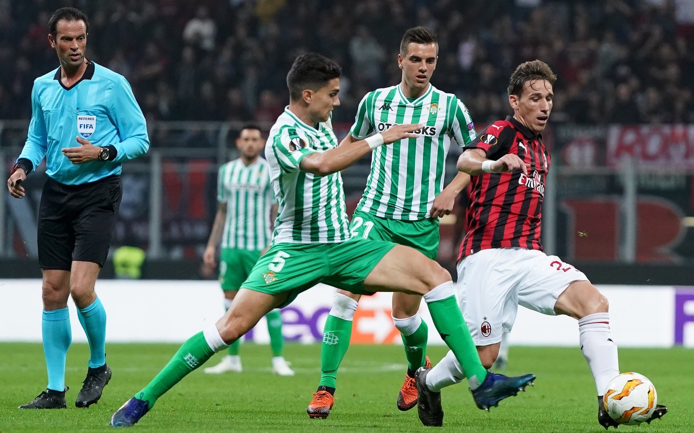 Europa League, Milan-Betis Siviglia 1-2