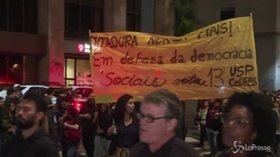 San Paolo, proteste contro il neo presidente Bolsonaro