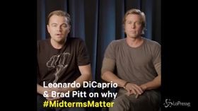Midterm, l’appello di DiCaprio e Pitt: “Votate, sono le elezioni più importanti di sempre”