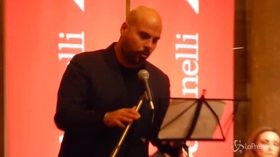 Roma, Ciro di ‘Gomorra’ interpreta il libro di Scurati su Mussolini