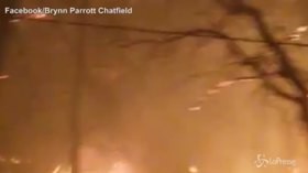 Incendi in California, fuga dall’inferno in auto