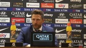 Roma, Di Francesco: “Siccome mi arrabbio sempre, oggi dico che sono contento”