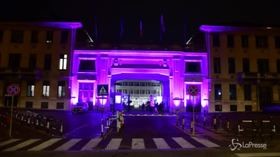 Torino, Molinette in viola per la Giornata mondiale contro il tumore al pancreas