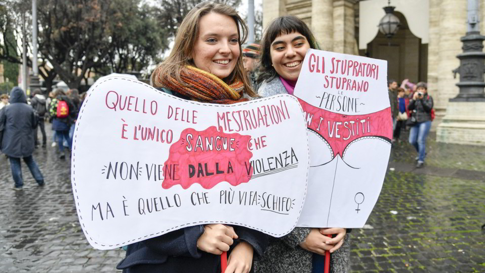 La Rivoluzione Femminista In Piazza A Roma: Volti E Slogan Dalla ...