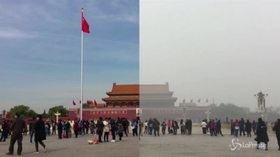 Pechino con e senza smog, come cambia la città