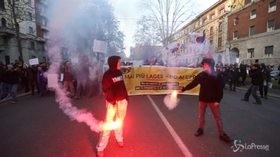 Milano, 20mila studenti in piazza per dire ‘no’ al decreto Sicurezza