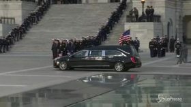 Washington, Trump alle celebrazioni in ricordo di George Bush