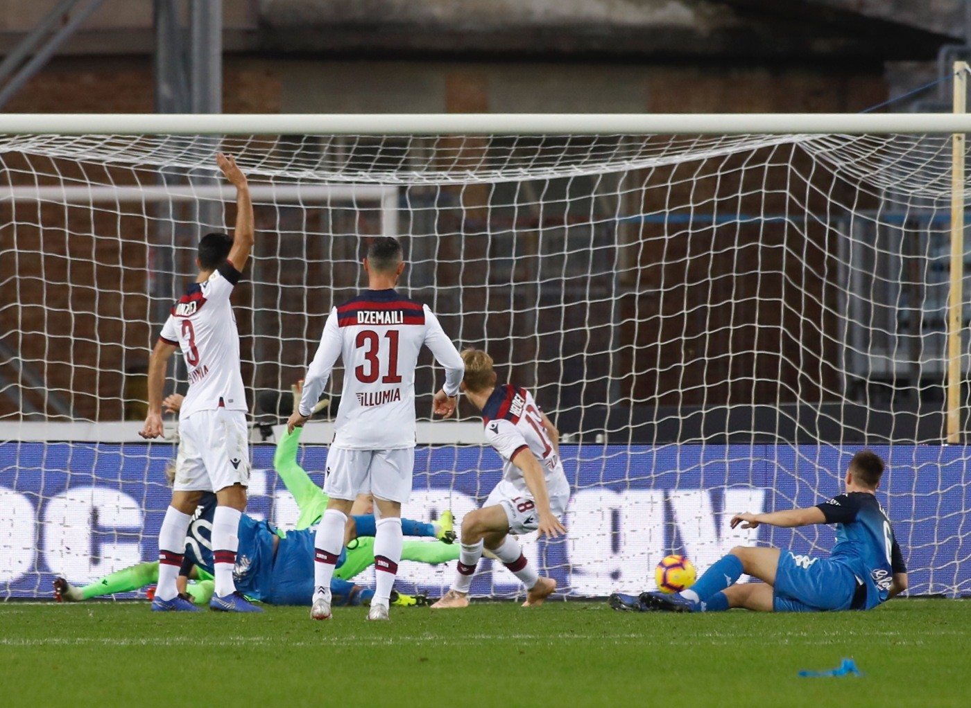 Serie A, Empoli vince ancora: 2-1 al Bologna, Inzaghi traballa