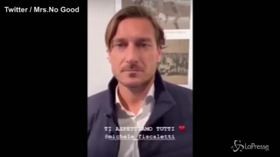 Tragedia di Corinaldo, il messaggio di Totti a uno dei feriti