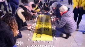 Torino, la fiaccolata di Amnesty per i diritti umani