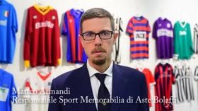 Le più belle maglie da calcio, pallavolo e ciclismo d’epoca all’asta di Bolaffi a Torino