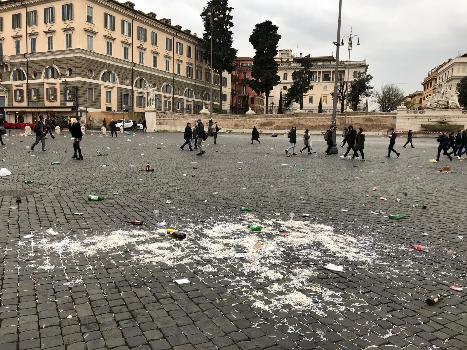 Roma invasa dai tifosi dell’Eintracht Francoforte