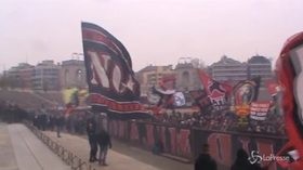 Milano, festa rossonera all’Arena Civica