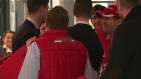 Ferrari, la dedica di Vettel al Team