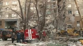 Russia, crolla palazzo di dieci piani: quattro morti