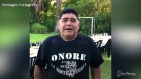 Diego Maradona, gli auguri (commossi) di buon anno