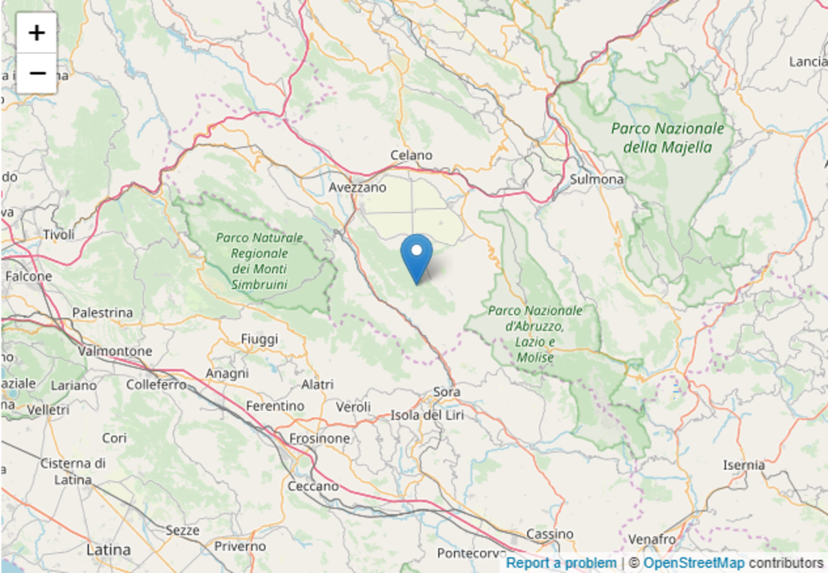 Terremoto a L’Aquila, scossa di magnitudo 4.1: avvertita anche a Roma