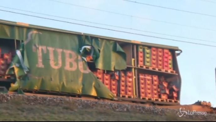 Incidente ferroviario in Danimarca, le immagini dei treni coinvolti