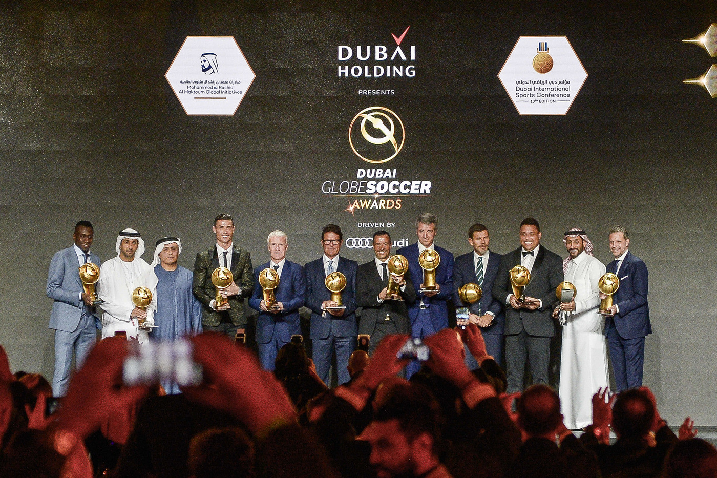 Tripletta per Ronaldo ai Globe Soccer Awards: tutti i premiati a Dubai