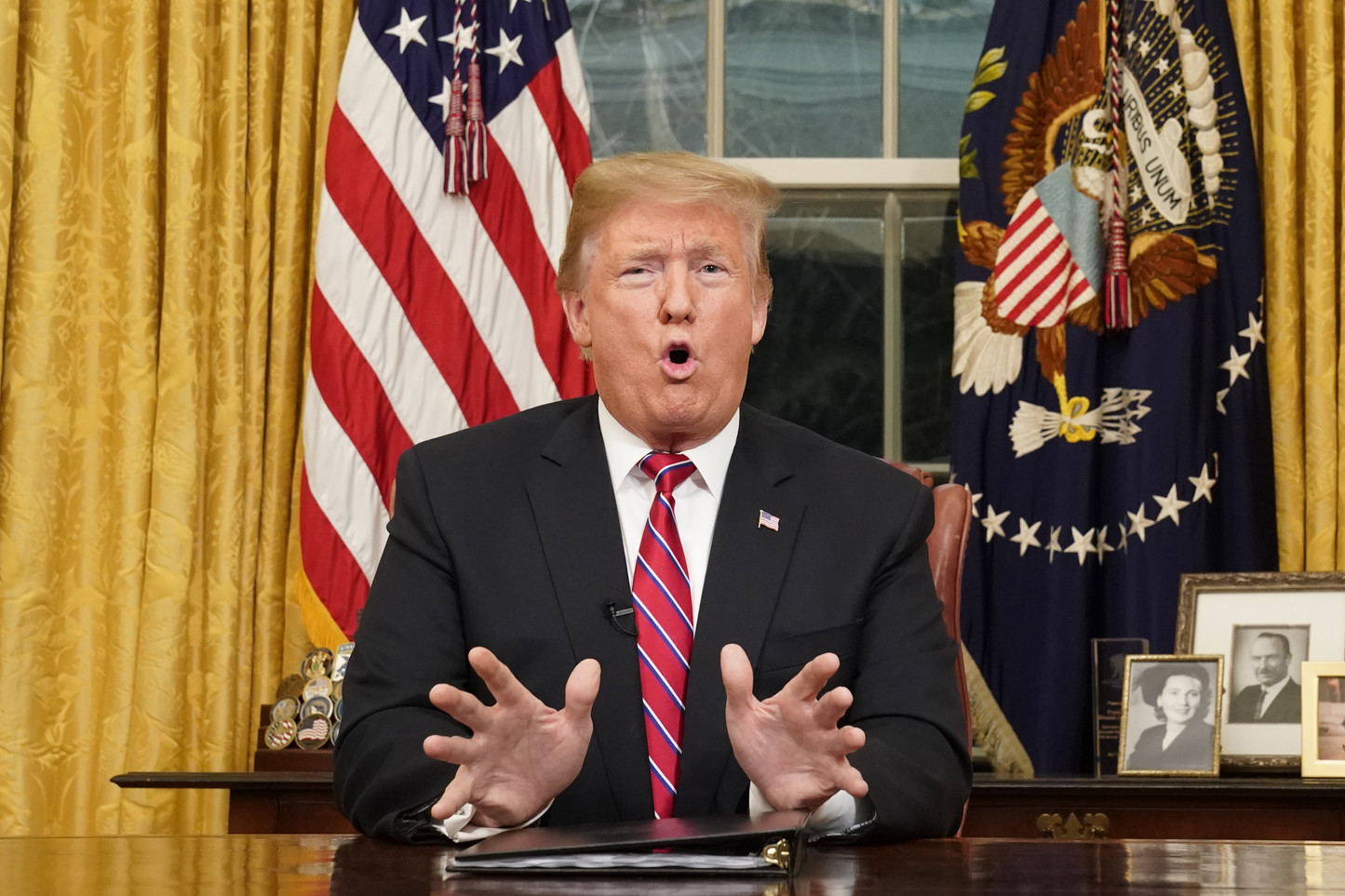 Trump insiste nel discorso alla Nazione: “Voglio il muro contro lo spargimento di sangue americano”