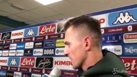 Napoli, Milik: “Contento per il gol, vogliamo arrivare fino alla fine”