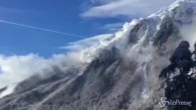 L’enorme valanga travolge tutto: paura in Svizzera