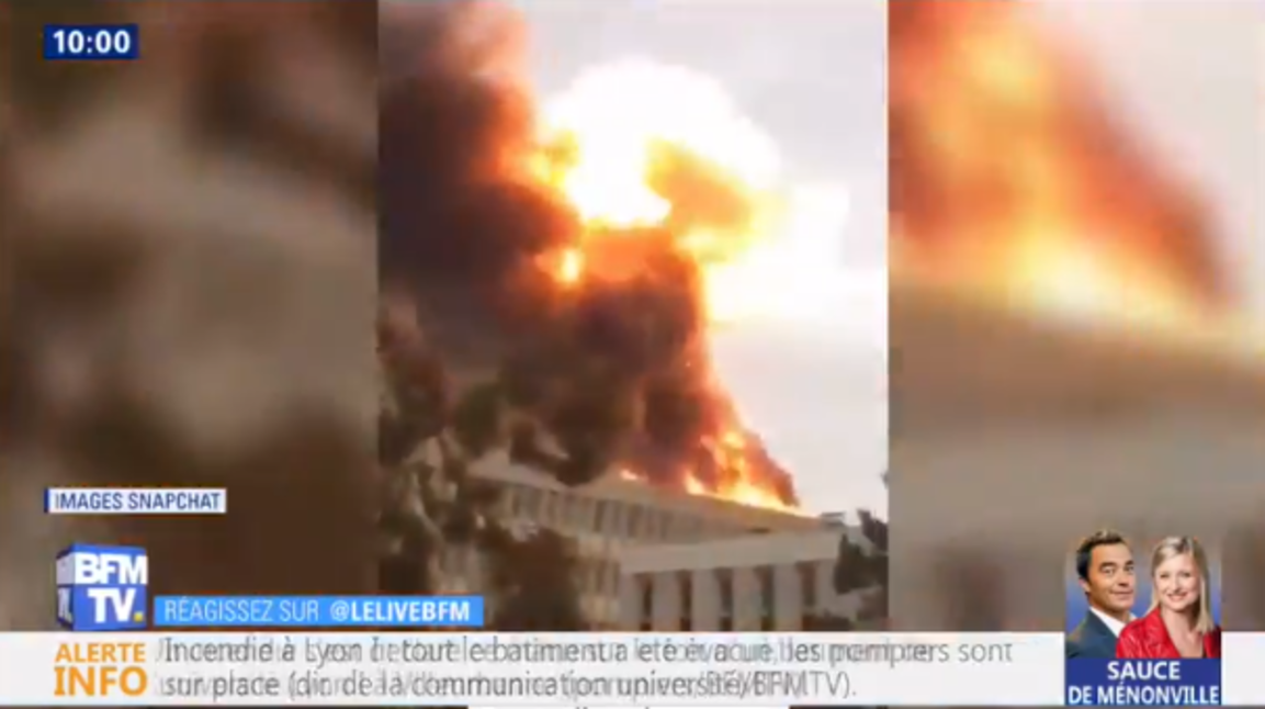 Francia, fiamme ed esplosioni all’università di Lione
