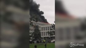 Forte esplosione all’università di Lione: le impressionanti immagini