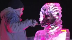 Francia, ecco la gara di sculture di ghiaccio