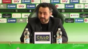 Sassuolo, De Zerbi: “Rispetto l’Inter ma possiamo metterla in difficoltà”