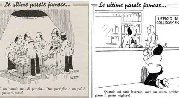 Addio a Bort, il fumettista della Settimana Enigmistica: inventò il detto “Le ultime parole famose”
