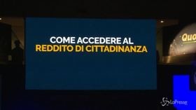 Reddito di cittadinanza, il M5S presenta il provvedimento: slide, promesse e ‘benedizione’ di Grillo
