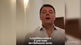 Renzi: “La politica estera? L’unico atto del governo è la nomina di Lino Banfi”