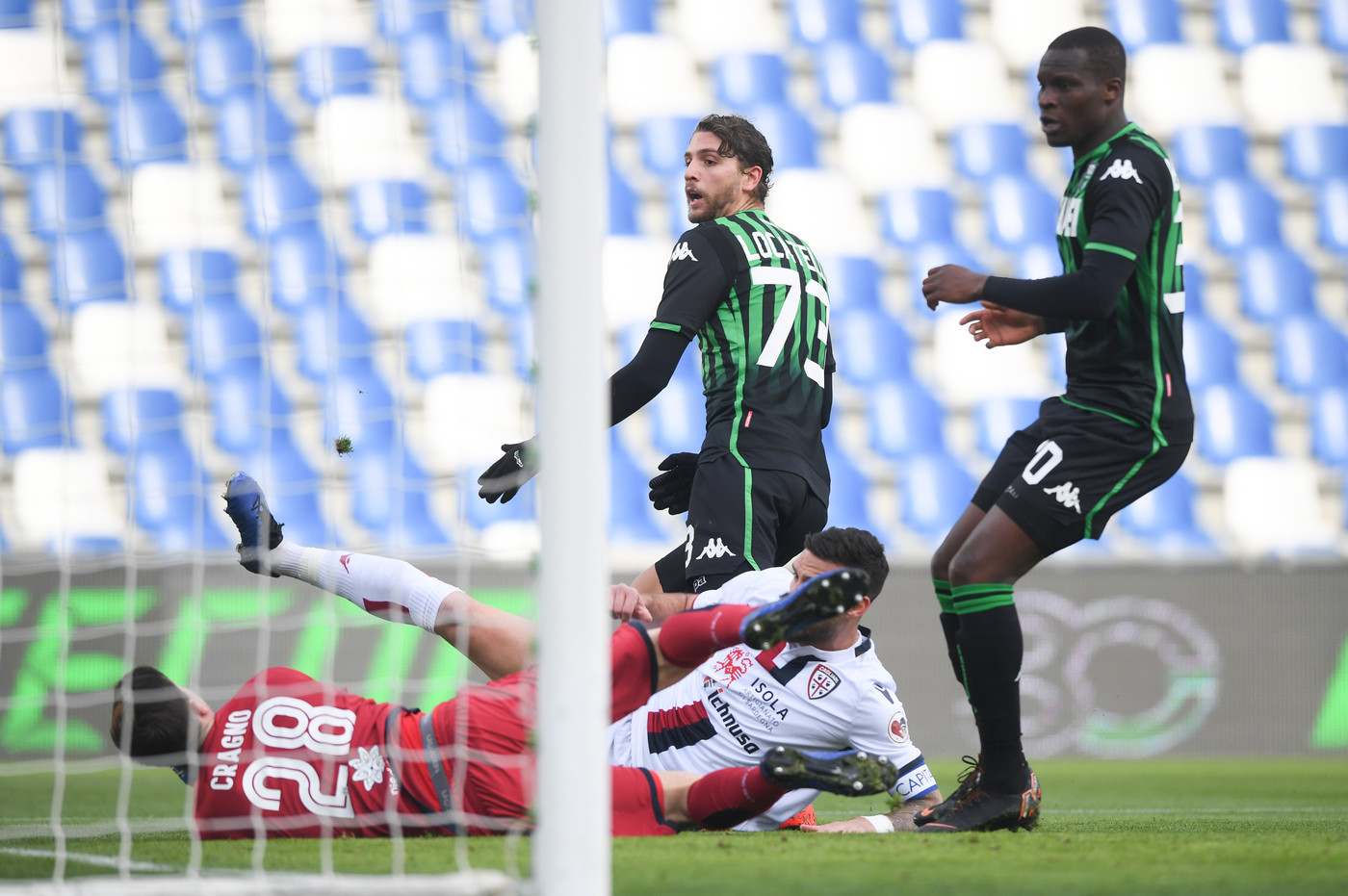 Serie A, Sassuolo-Cagliari 3-0 | Il Fotoracconto