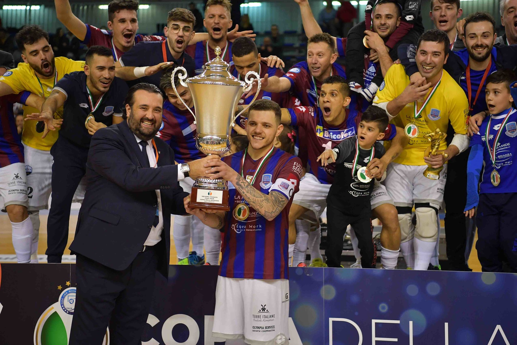 Calcio a 5, il Real Rieti vince la Coppa della Divisione