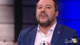 Salvini a Floris: “Con quota 100 ringiovanisce anche La7”