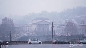 Torino sotto la neve: le immagini della nevicata