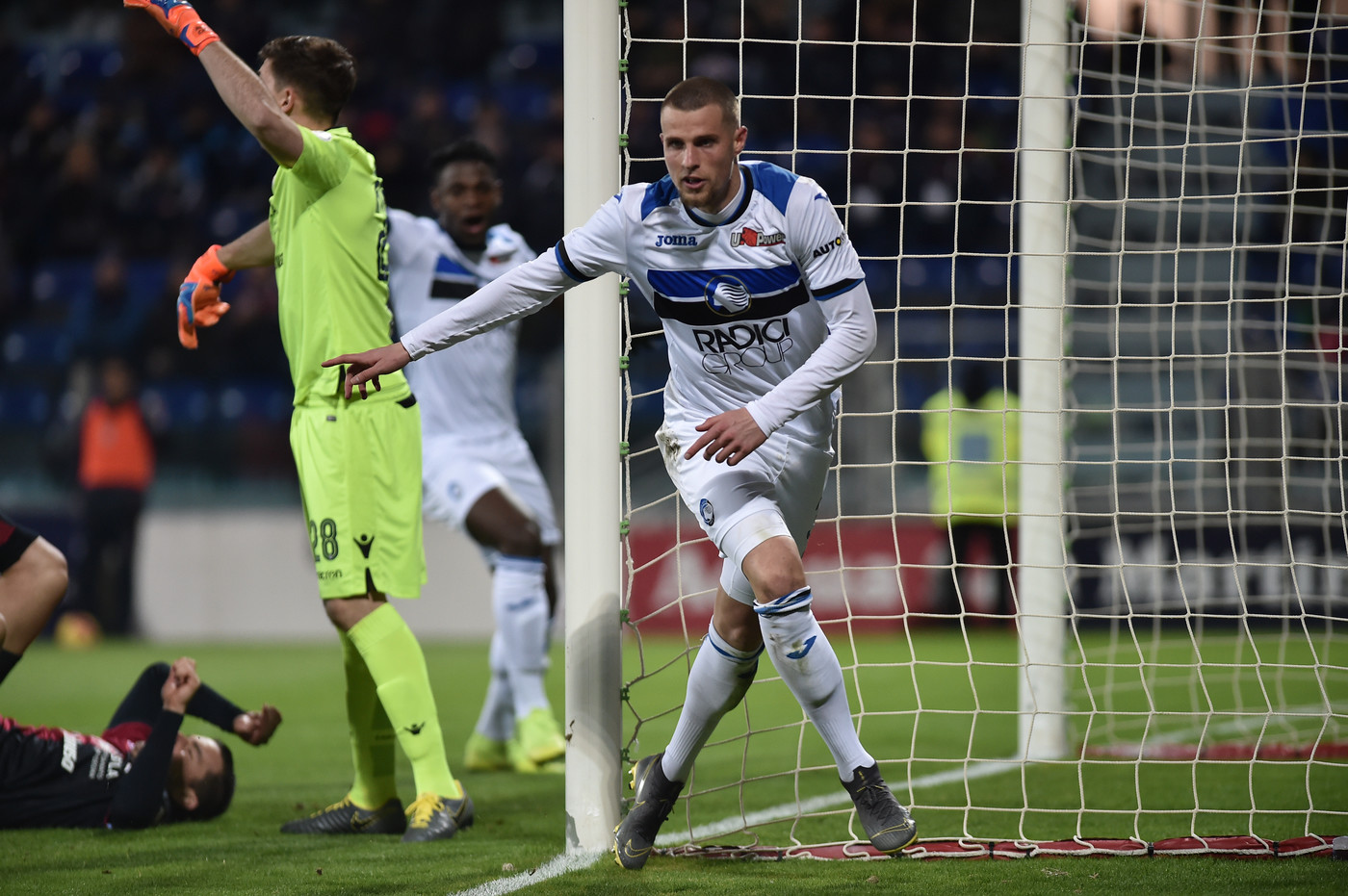 Atalanta, vittoria a Cagliari e quinto posto in classifica