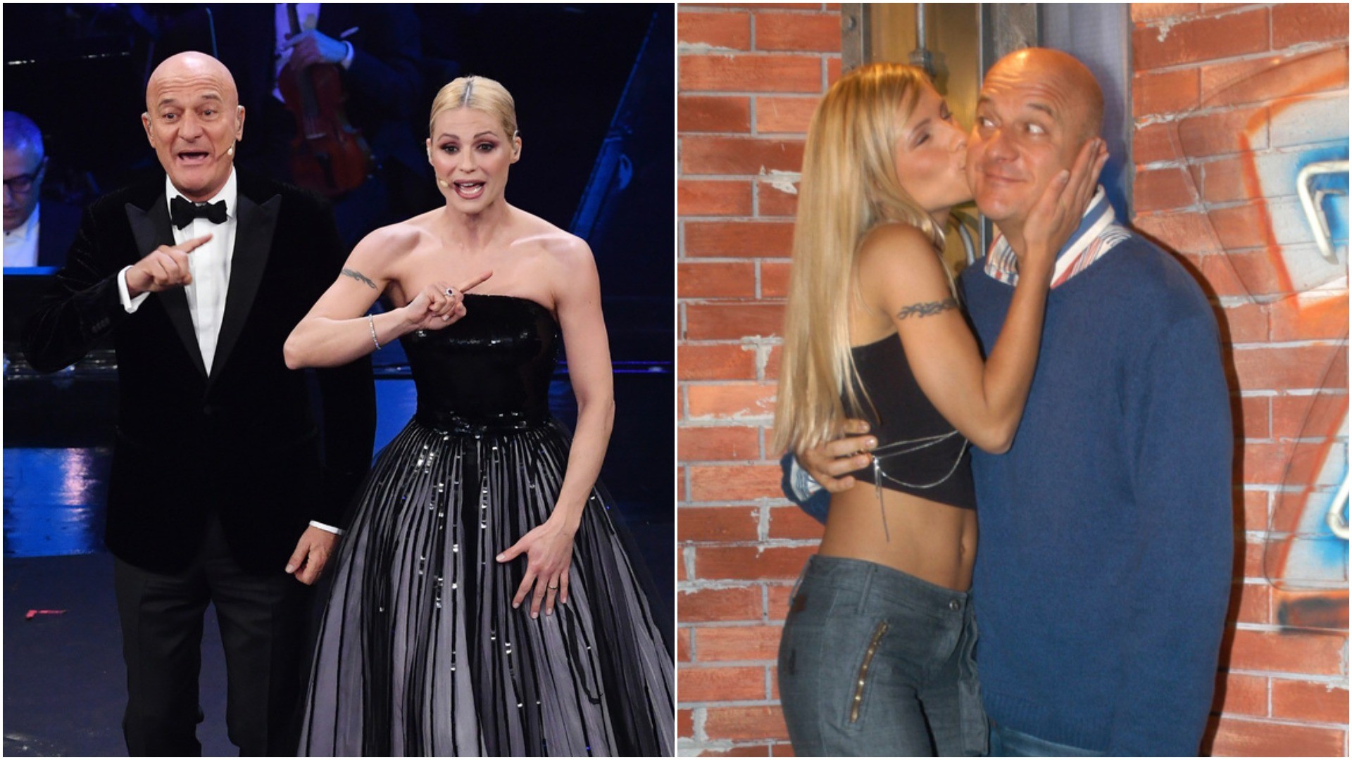 Bisio e Hunziker a Sanremo 20 anni dopo Zelig: intesa perfetta anche al Festival