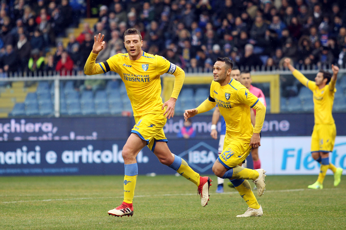 Serie A, Frosinone torna a sperare: passo falso Samp, decide Ciofani