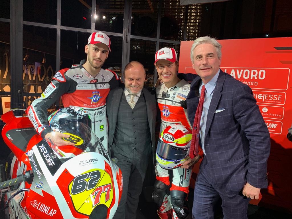 Xerjoff Group corre con Mv Agusta Forward Racing Team al motomondiale 2019