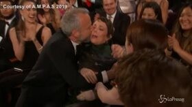 Oscar 2019, l’incredulità di Olivia Colman per la vittoria