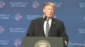 Trump su Nord Corea: “Volevano togliessimo tutte le sanzioni”