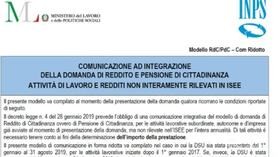 Reddito di cittadinanza, sul sito dell’Inps i moduli per le richieste