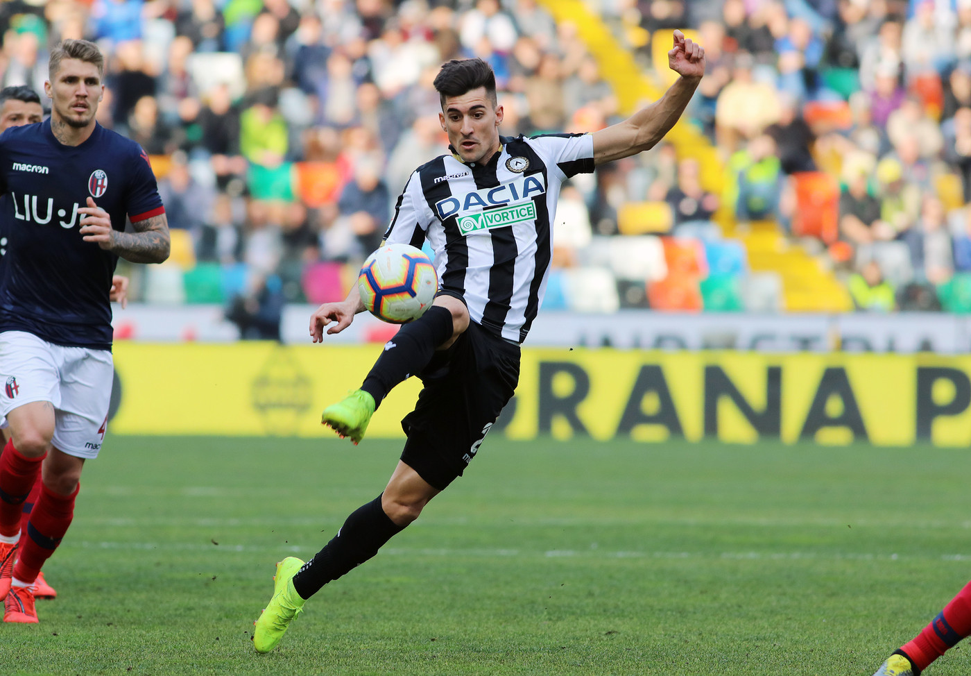 Serie A, Udinese batte e inguaia Bologna: Pussetto gol-salvezza, 2-1