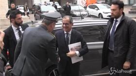 Milano, l’arrivo di Giovanni Tria a Piazza Affari per il summit